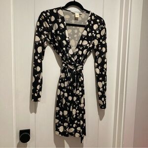 DVF hot air balloon wrap dress